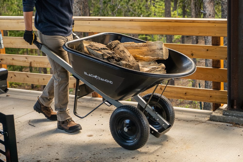 Poly Wheelbarrow - Dual Wheels