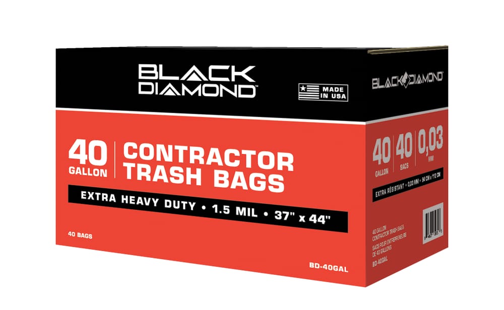 40 Gallon Contractor Trash Bags