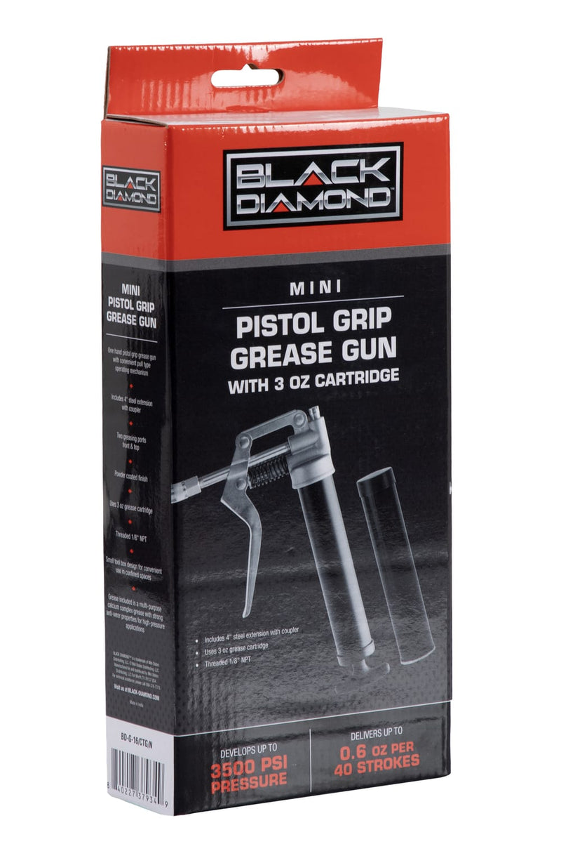 Mini Pistol Grip Grease Gun with 3 oz Cartridge