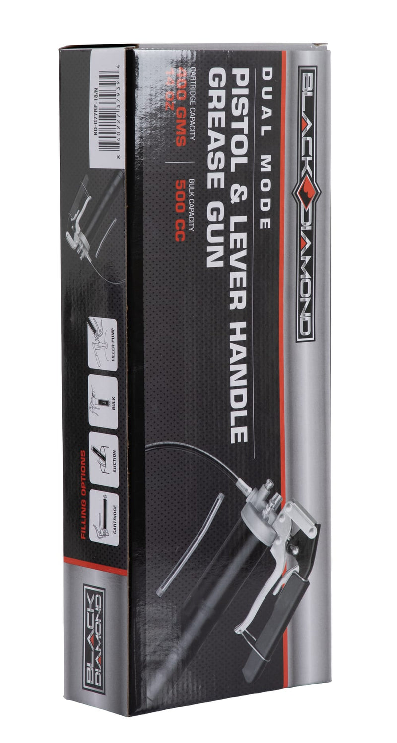 Dual Mode Pistol & Lever Handle Grease Gun