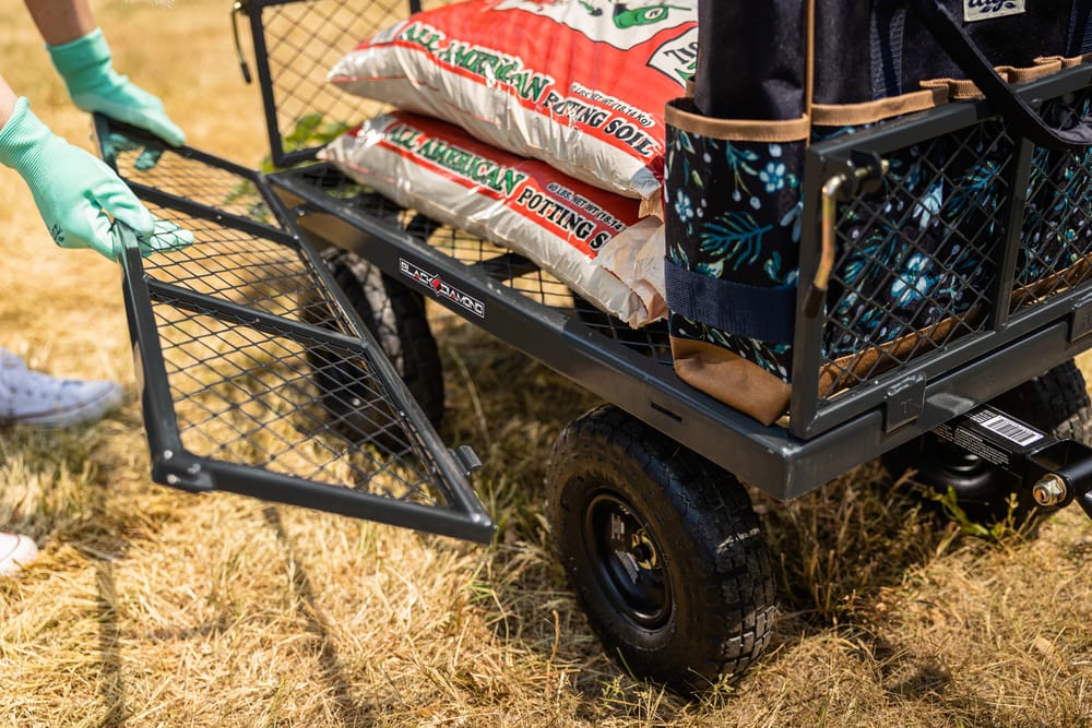 3 Cubic Feet Steel Utility Cart
