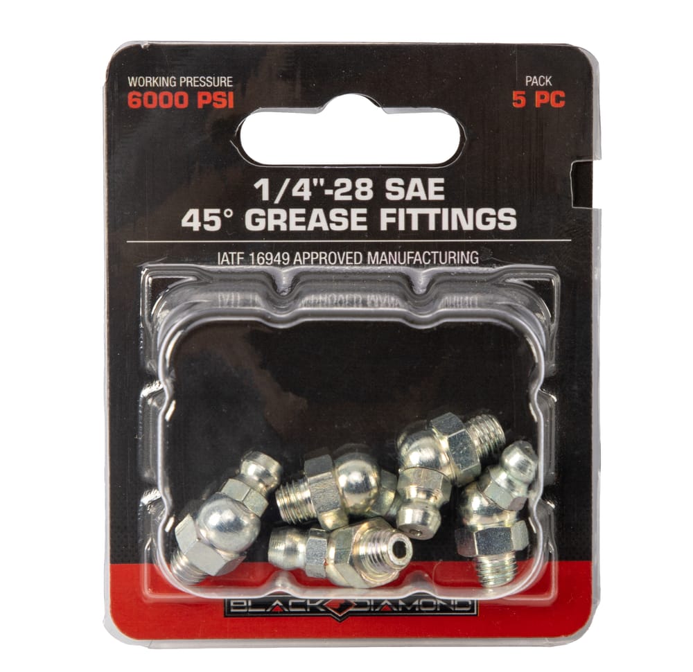 1/4″-28 SAE 45° Grease Fittings