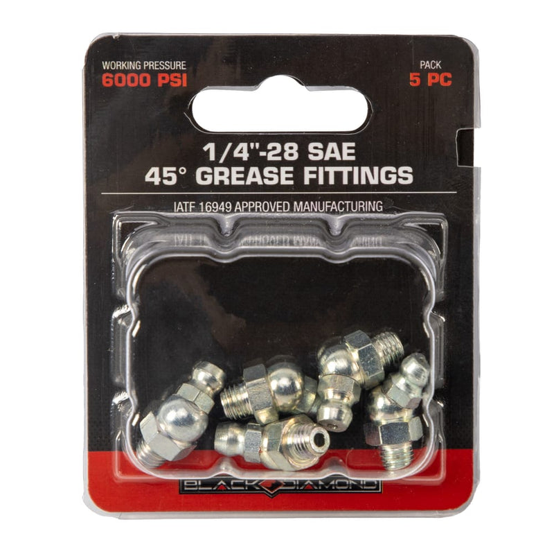 1/4″-28 SAE 45° Grease Fittings