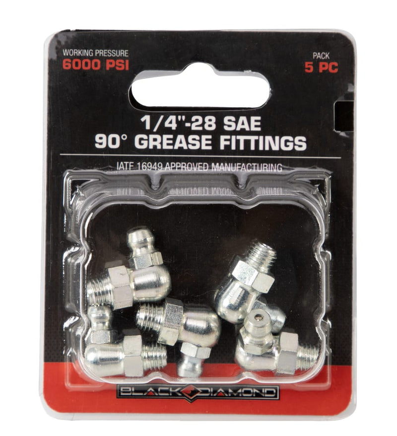 1/4″-28 SAE 90° Grease Fittings