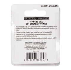 1/4″-28 SAE 90° Grease Fittings