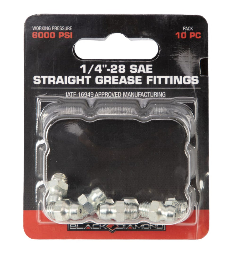 1/4″-28 SAE Straight Grease Fittings