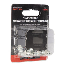 1/4″-28 SAE Straight Grease Fittings