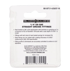 1/4″-28 SAE Straight Grease Fittings
