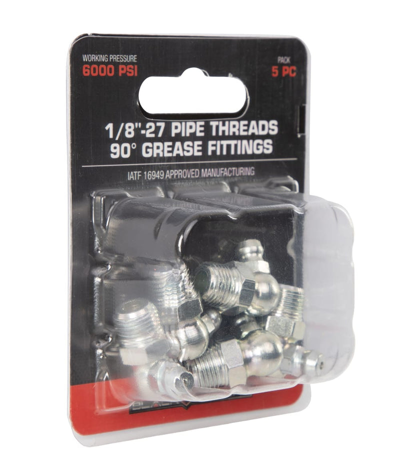 1/8″-27 Pipe Threads 90° Grease Fittings