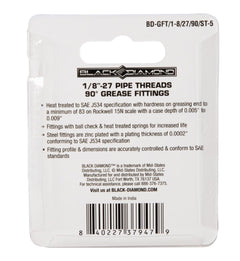 1/8″-27 Pipe Threads 90° Grease Fittings