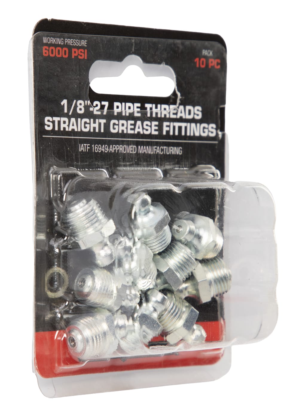 1/8″-27 Pipe Threads Straight Grease Fittings