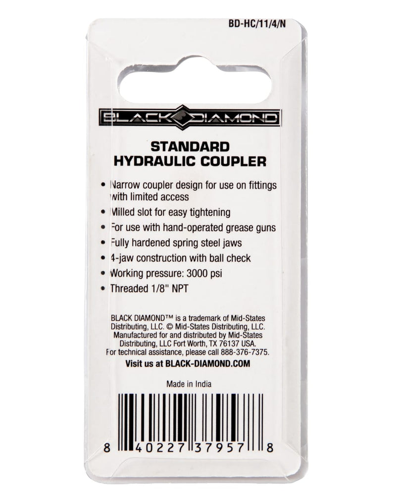 Standard Hydraulic Coupler