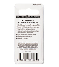 Adjustable Hydraulic Coupler