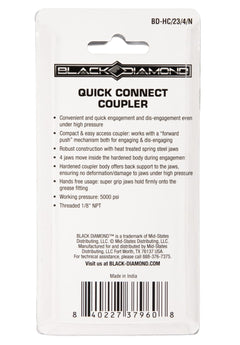 Quick Connect Coupler