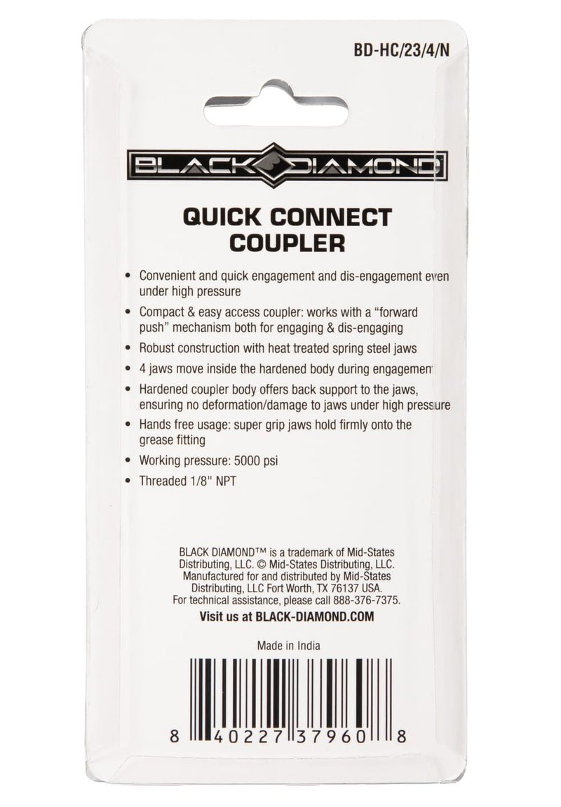 Quick Connect Coupler