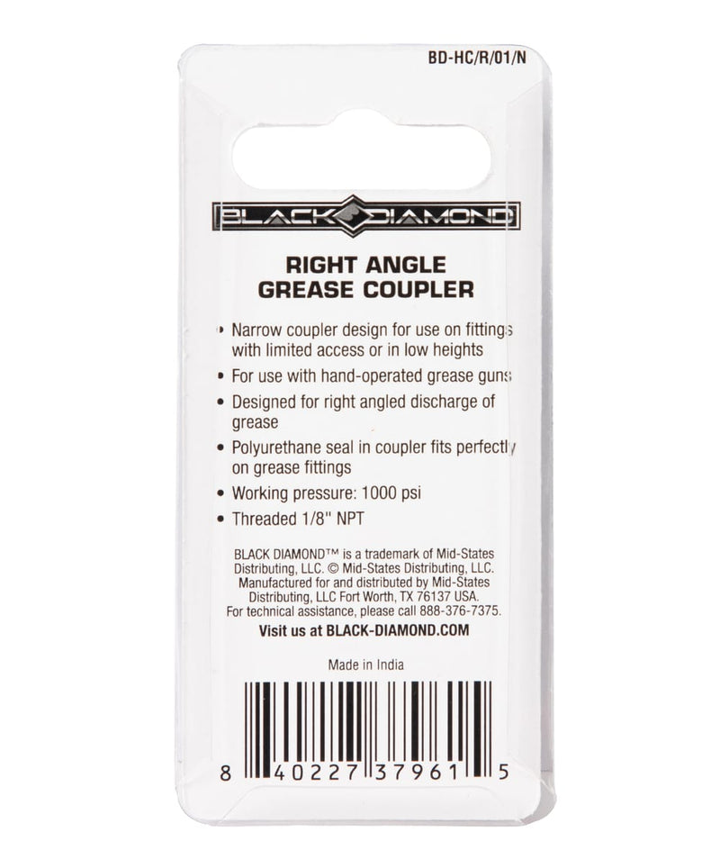 Right Angle Grease Coupler