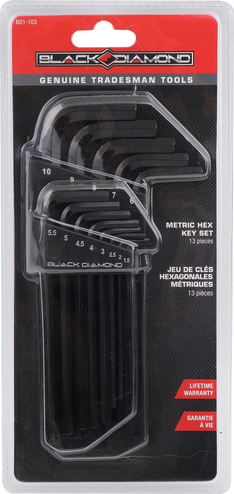 Metric Hex Key Set