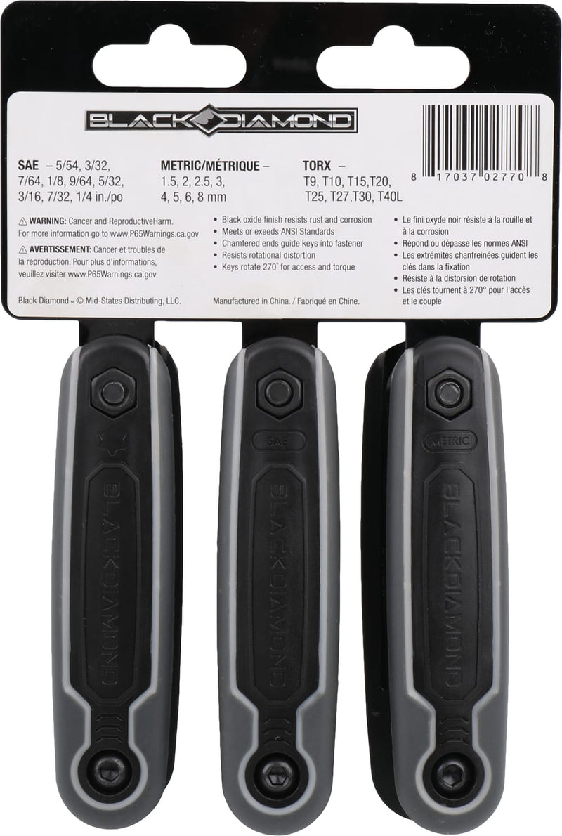 Folding Hex Key Set