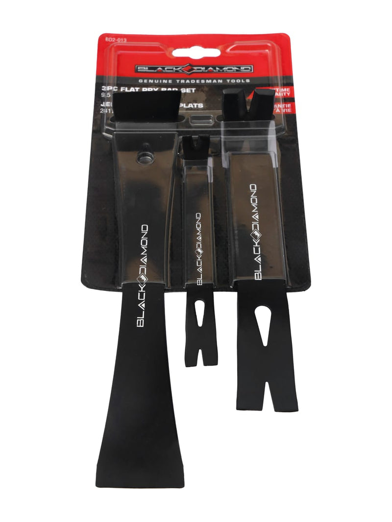 3 PC Flat Pry Bar Set