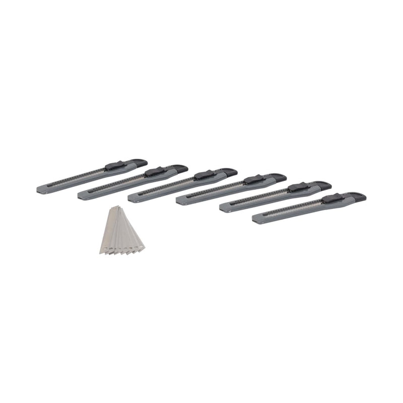 6 PK 9 mm Snap Knife 12 PT