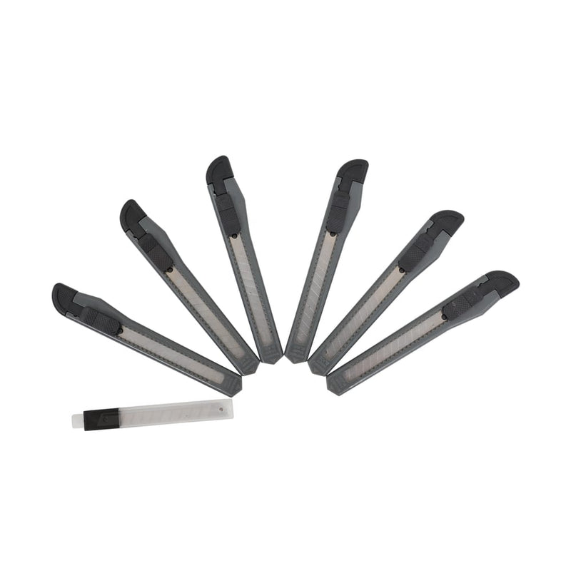 6 PK 9 mm Snap Knife 12 PT