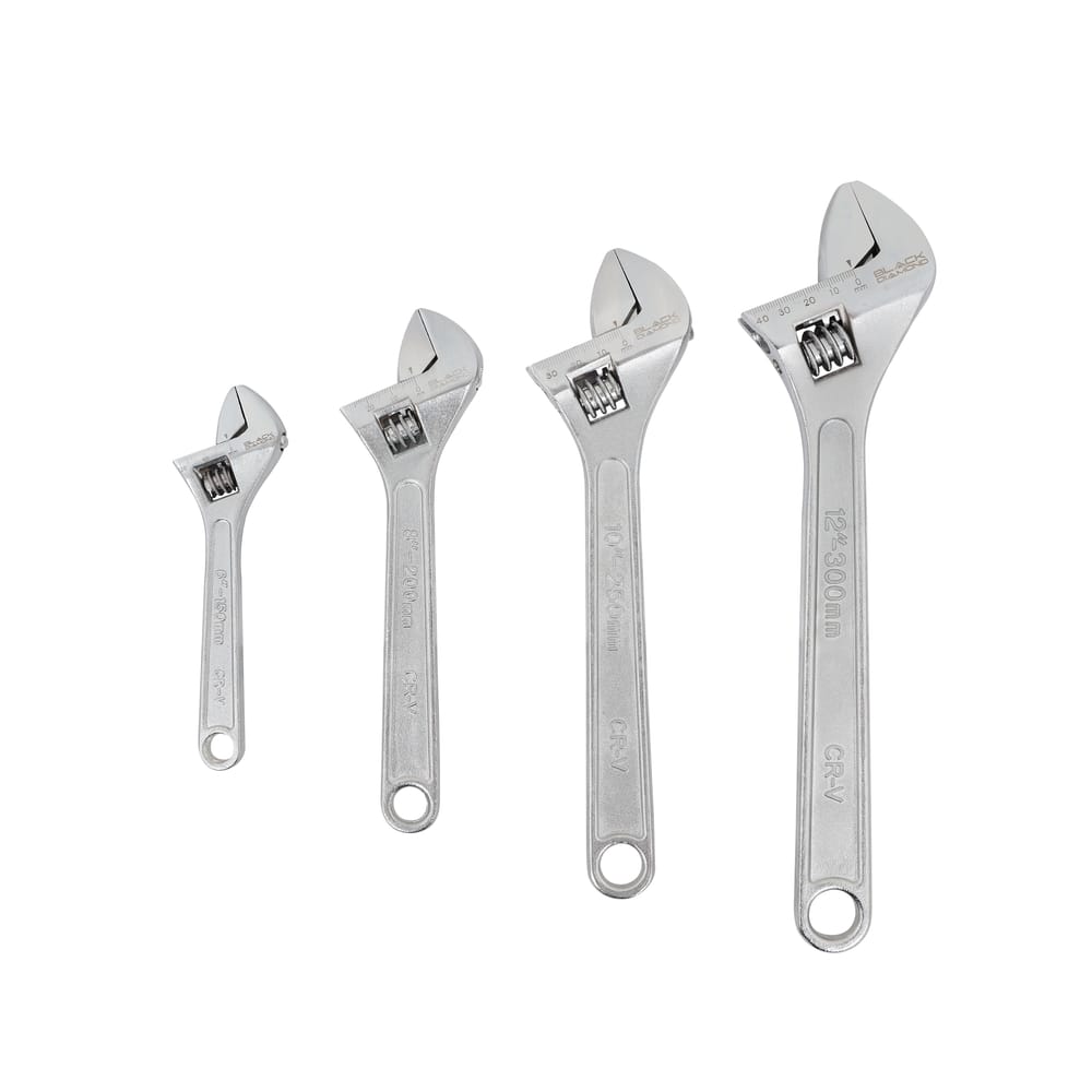 Adjustable Wrench 4 PC Set