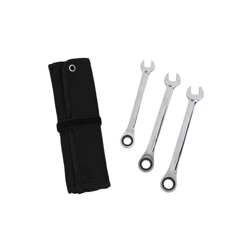 10 PC SAE Ratcheting Wrench