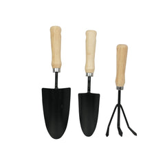 3-Piece Wood Handle Digging Tool Set