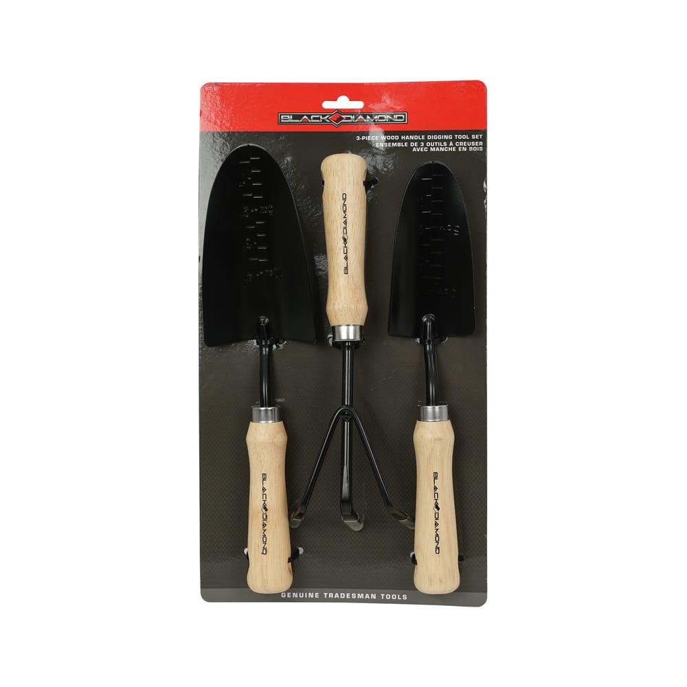 3-Piece Wood Handle Digging Tool Set