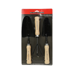 3-Piece Wood Handle Digging Tool Set