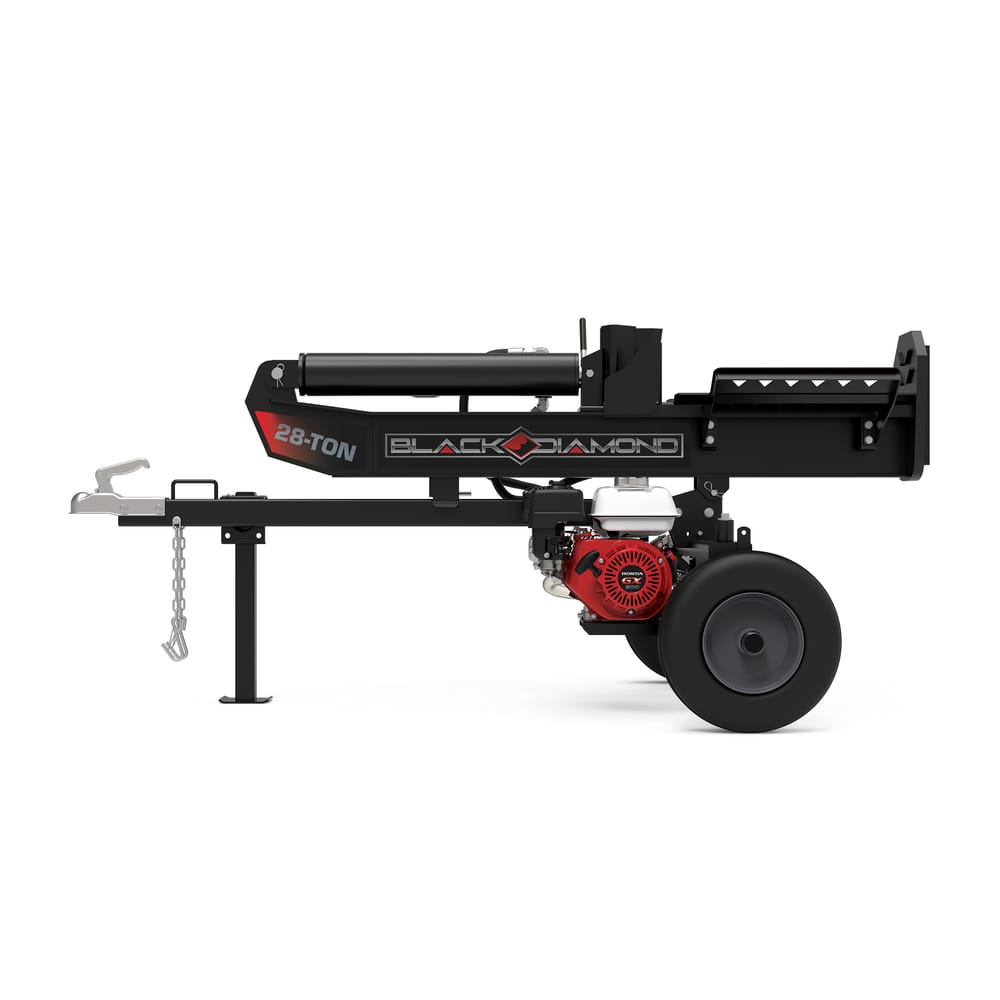 28-Ton Horizontal/Vertical Gas-Powered Log Splitter with Honda 196cc Engine
