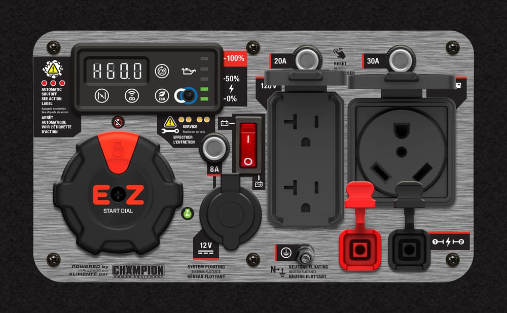 4650-Watt Wireless Remote Start Inverter Generator with CO Shield<sup>®</sup>