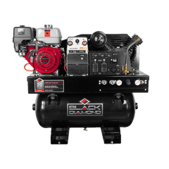 30 Gallon, 175 PSI, Two Stage Oil Lube Belt Drive 3 in 1 Air Compressor / Generator / Welder with Honda GX390 Gas Engine