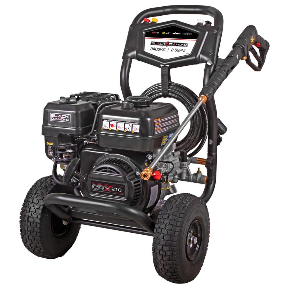 3400 PSI 2.5 GPM CRX Engine Gas Cold Water Pressure Washer