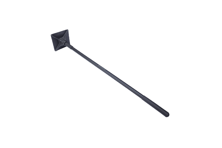 8″ x 8″ Tamper with 48″ Steel Handle