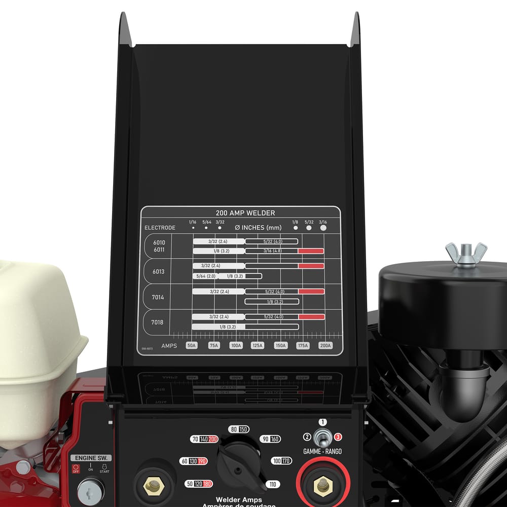 3-in-1 Air Compressor, Generator, Welder Combination