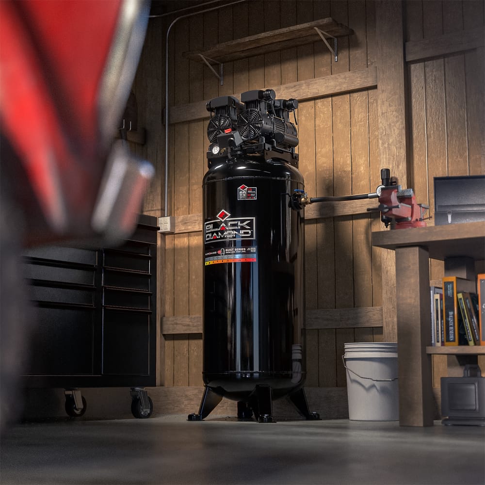 175 PSI 60-Gallon Vertical Stationary Quiet Air Compressor-9