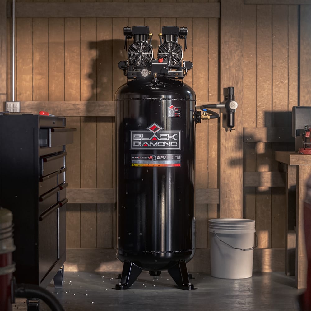 175 PSI 60-Gallon Vertical Stationary Quiet Air Compressor-10