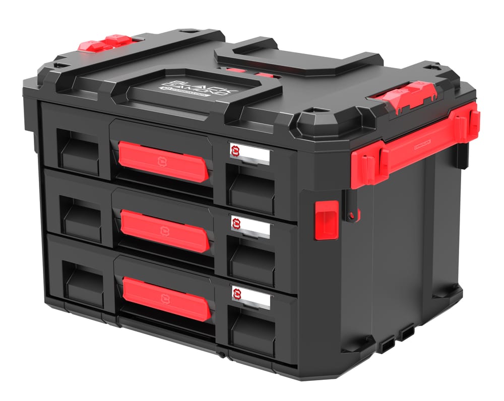 CarbonLock 23" 3-Drawer Toolbox-12