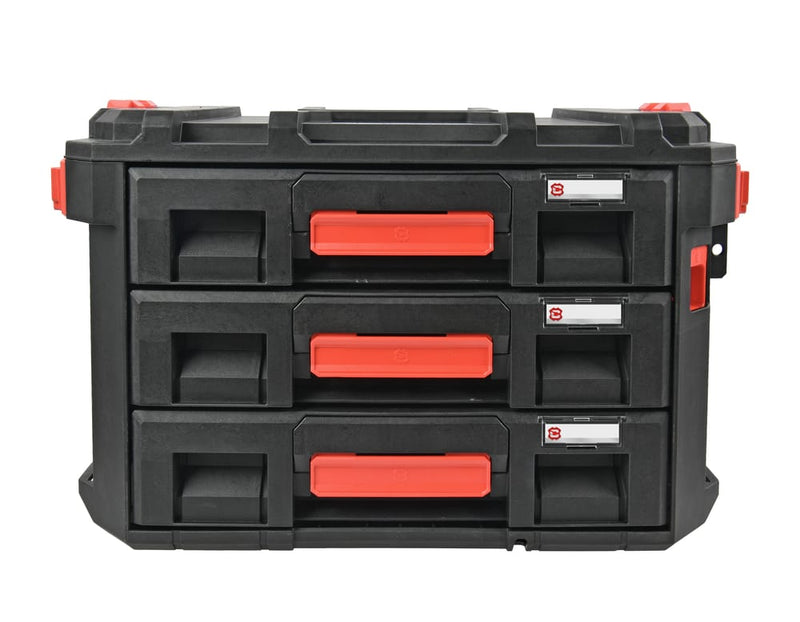 CarbonLock 23" 3-Drawer Toolbox-2