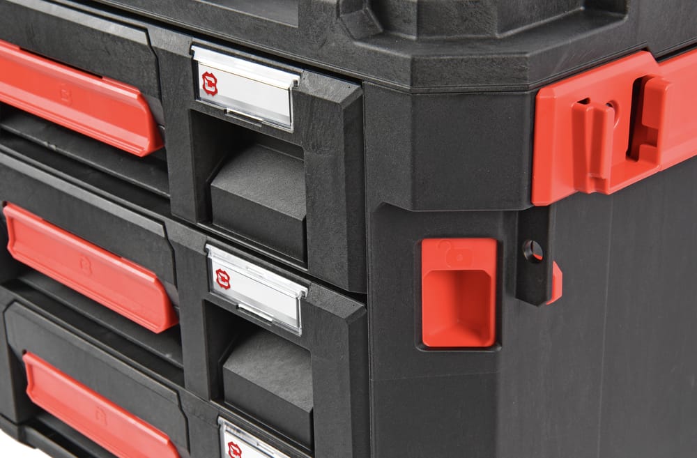 CarbonLock 23" 3-Drawer Toolbox-9