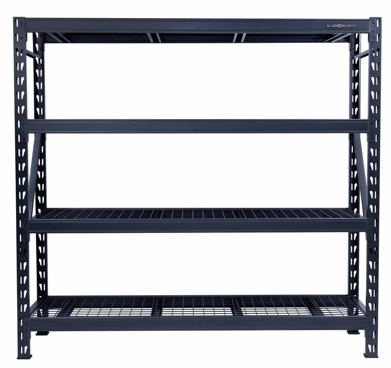 Heavy Duty Steel Shelving Unit with 4 Adjustable Shelves