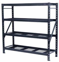 Heavy Duty Steel Shelving Unit with 4 Adjustable Shelves