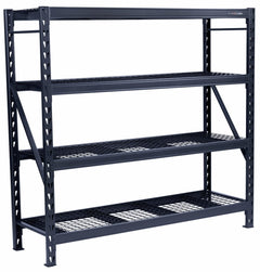 Heavy Duty Steel Shelving Unit with 4 Adjustable Shelves