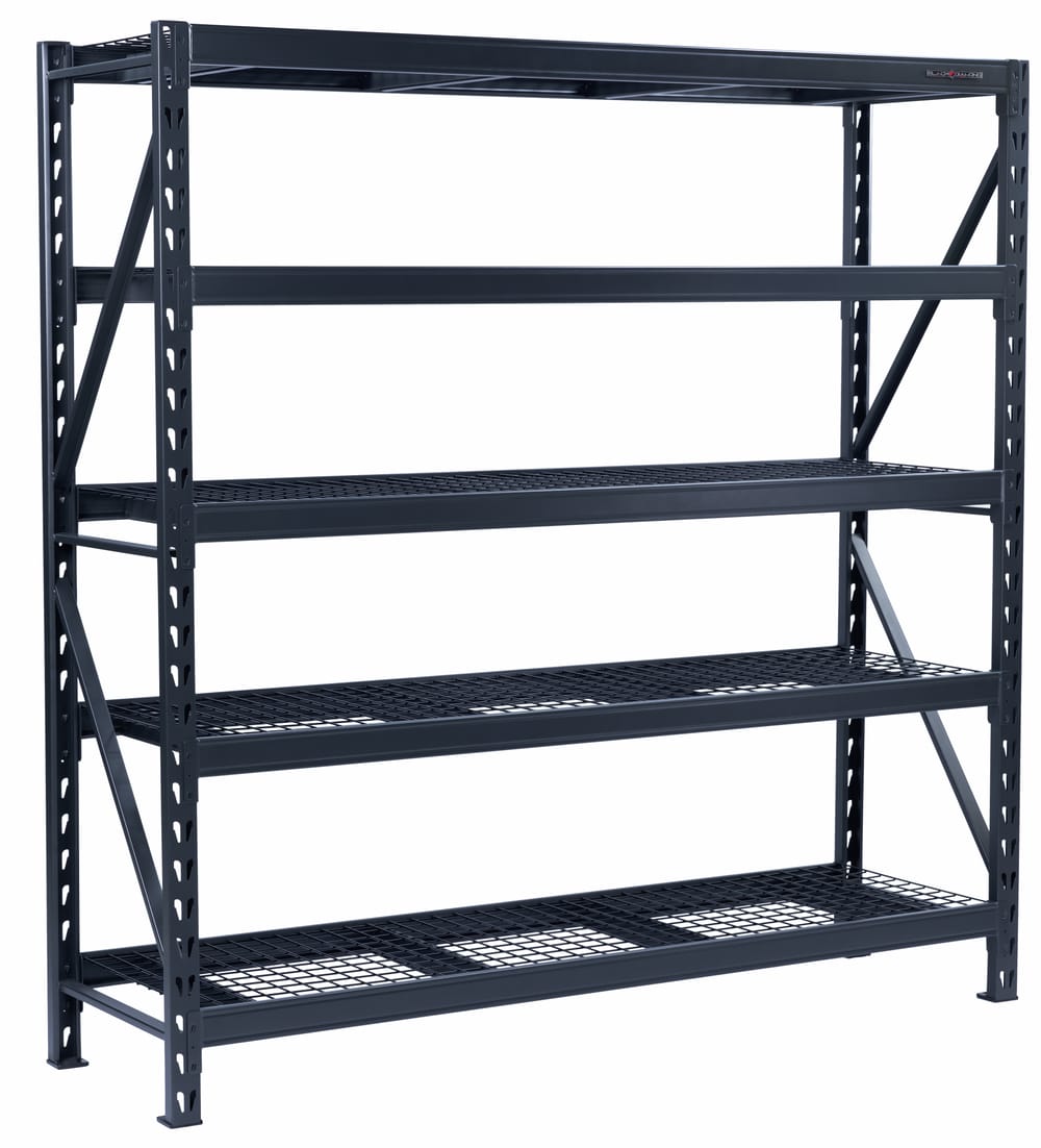 Heavy Duty Steel Shelving Unit with 5 Adjustable Shelves