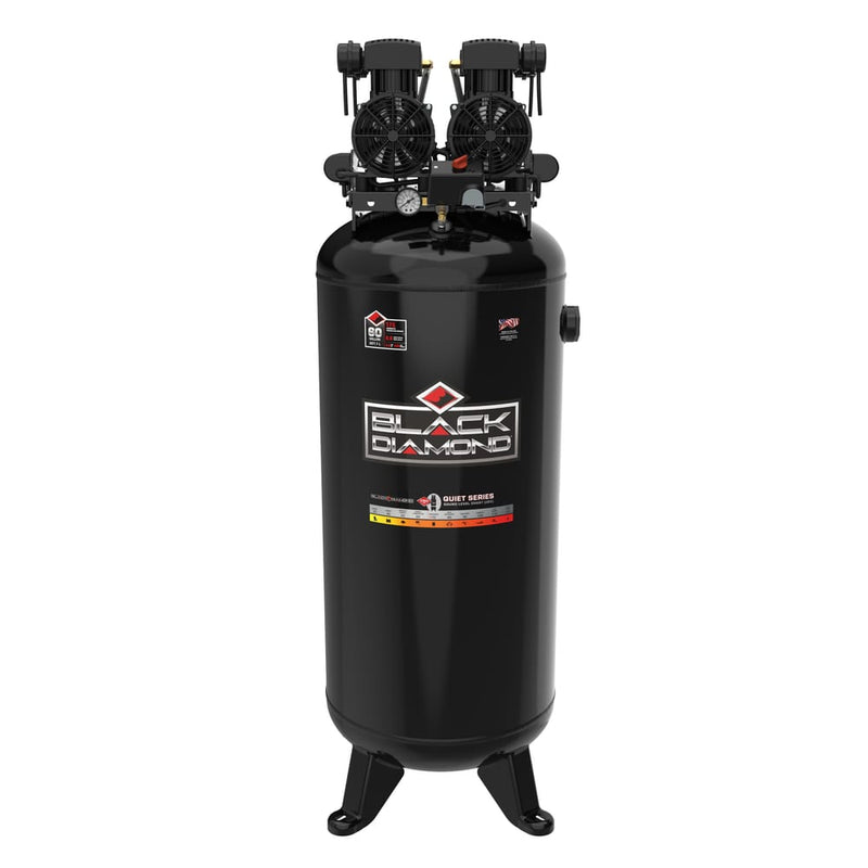 175 PSI 60-Gallon Vertical Stationary Quiet Air Compressor-2