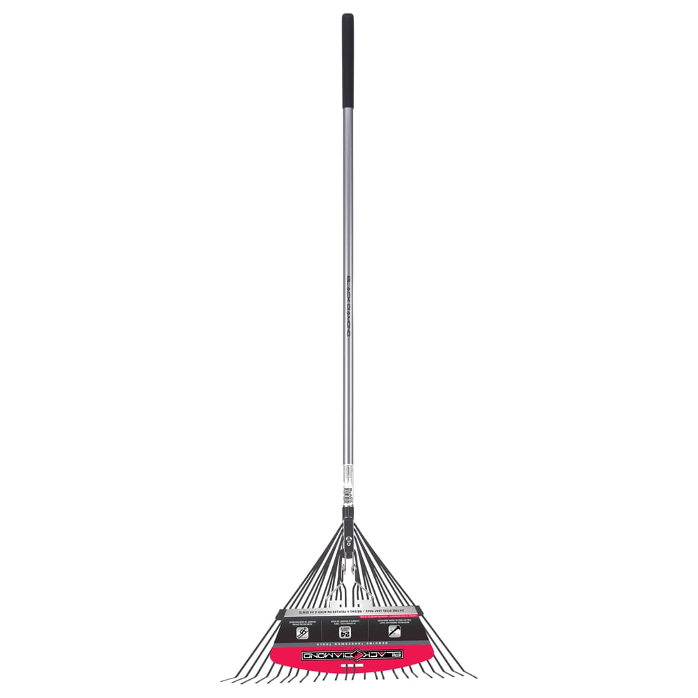 24-Tine Steel Leaf Rake