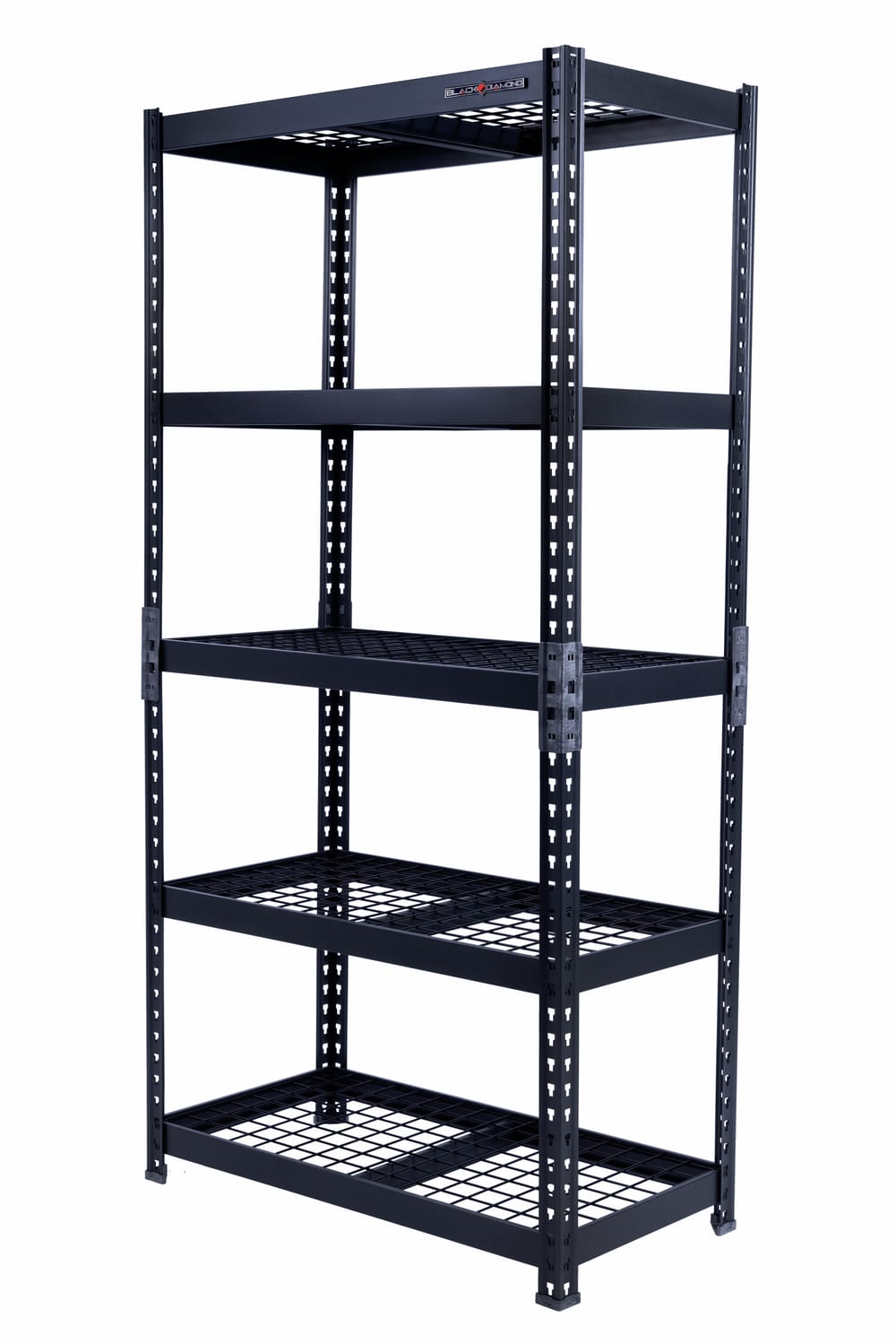 Light Duty Steel Shelving Unit with 5 Adjustable 36″ Shelves