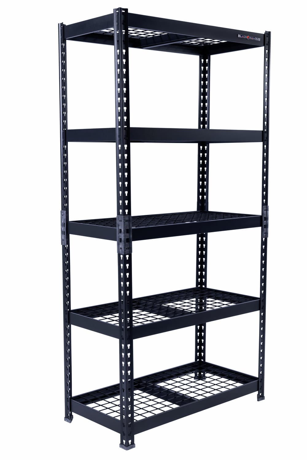 Light Duty Steel Shelving Unit with 5 Adjustable 36″ Shelves