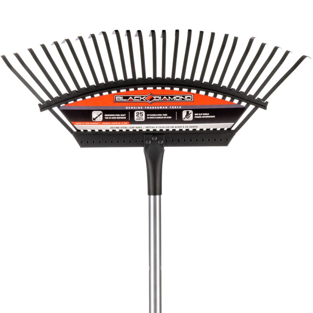 25-Tine Steel Leaf Rake